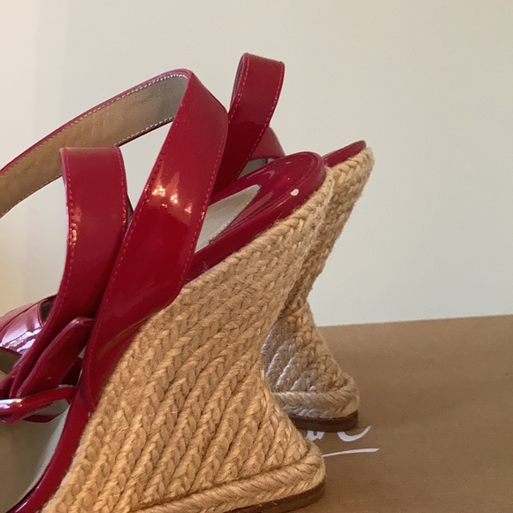 Christian Louboutin Espadrilles dark pink size 37 - Picture 7 of 7